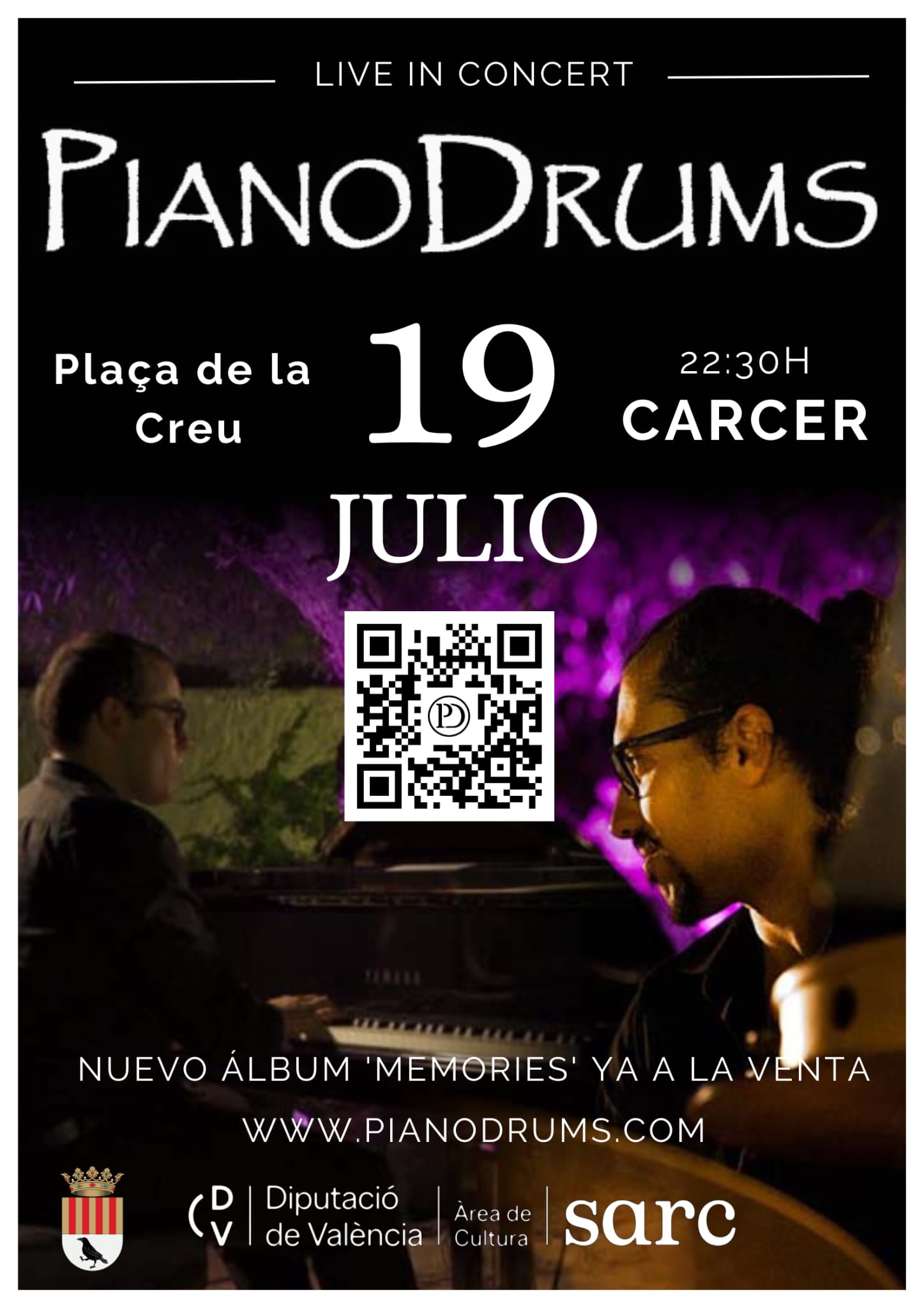 live carcer pianodrums